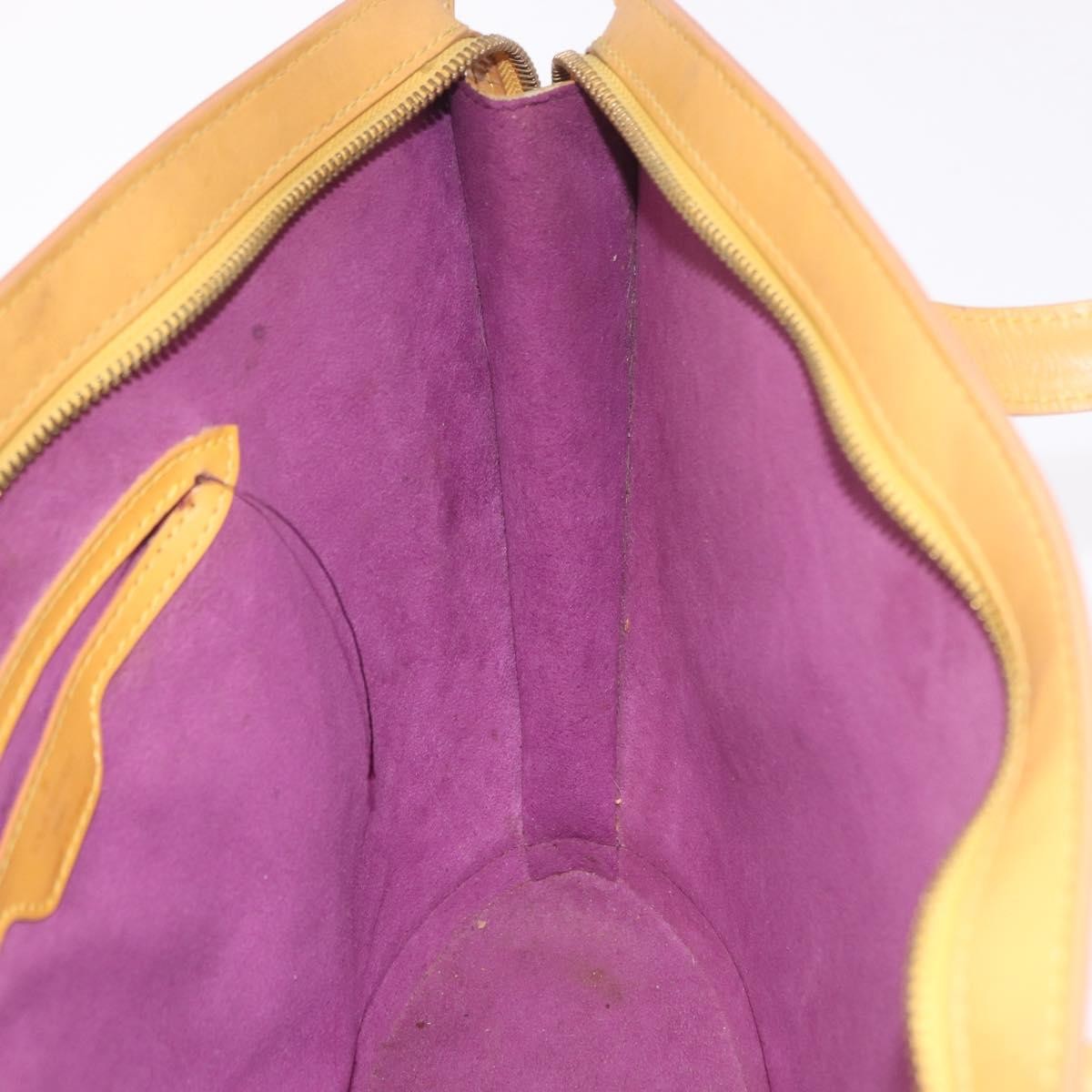 Louis Vuitton Saint Jacques Epi Yellow Leather Handbag (Pre-Owned)