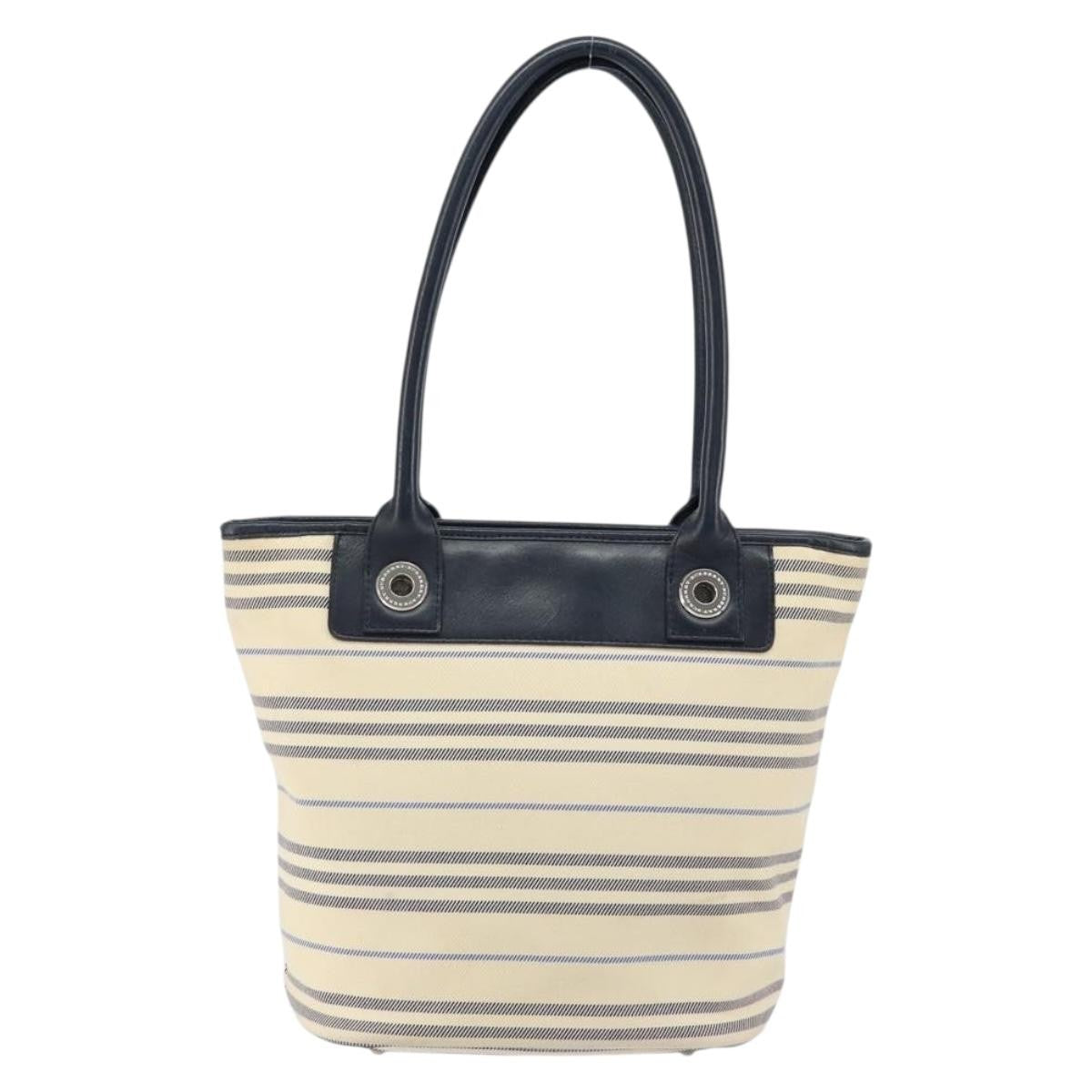 Burberry Vintage Canvas Beige Canvas Tote Bag Bag (Pre-Owned)