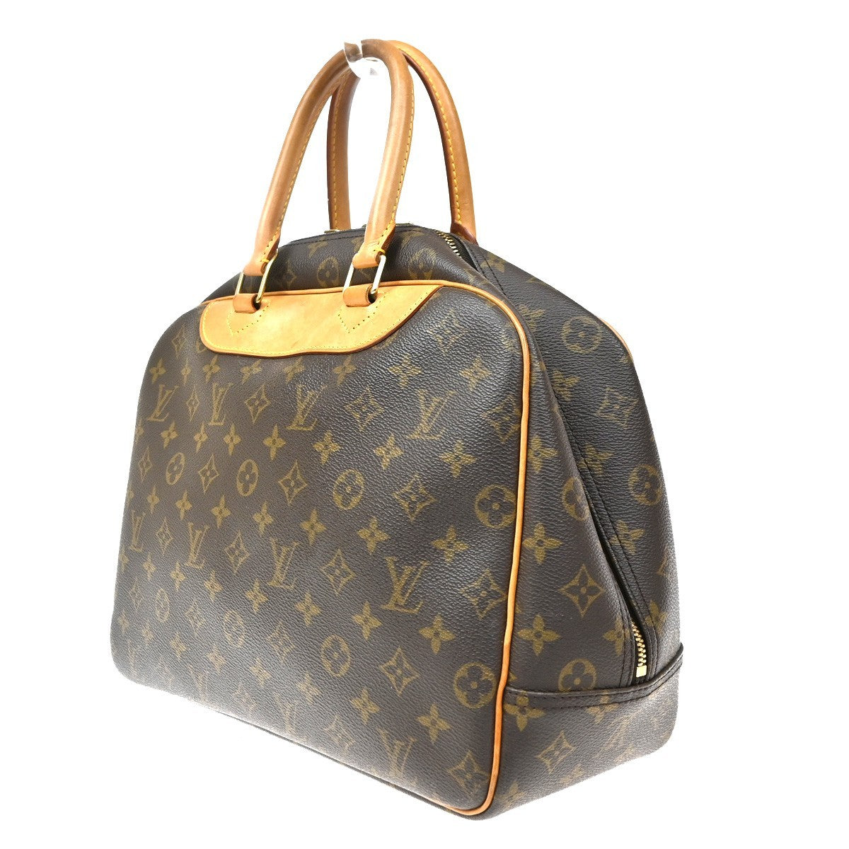 Louis Vuitton Deauville Monogram Canvas Brown Canvas Handbag (Pre-Owned)
