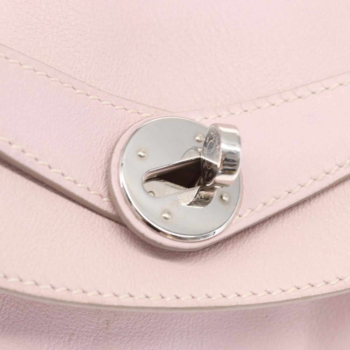 Hermes Lindy Swift Pink Leather Shoulder Bag Bag (Pre-Owned)
