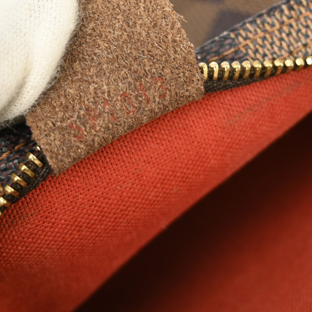 Louis Vuitton Trousse Make Up Damier Canvas Brown Canvas Clutche & Pouche Bag (Pre-Owned)