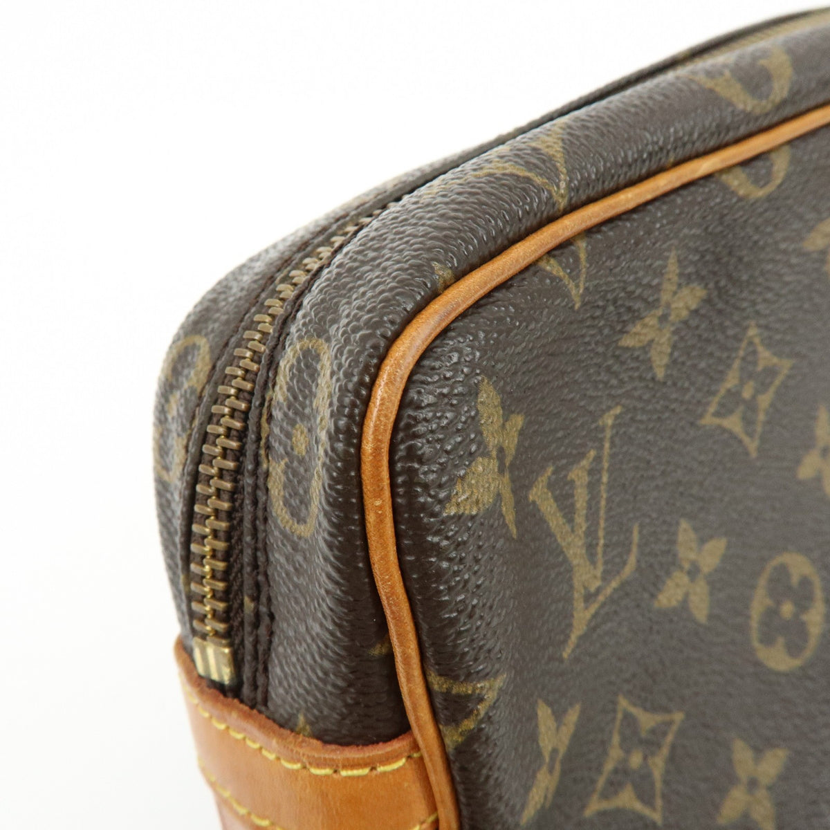 Louis Vuitton Compiegne Cosmetic Monogram Canvas Brown Canvas Toiletry Case Accessory (Pre-Owned)