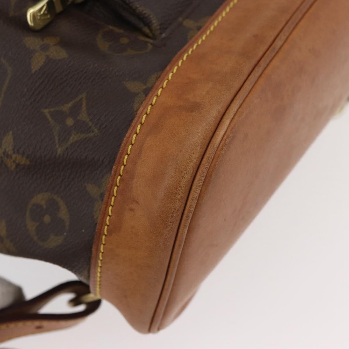 Louis Vuitton Vintage Montsouris Monogram Canvas Brown Canvas Backpack Bag (Pre-Owned)