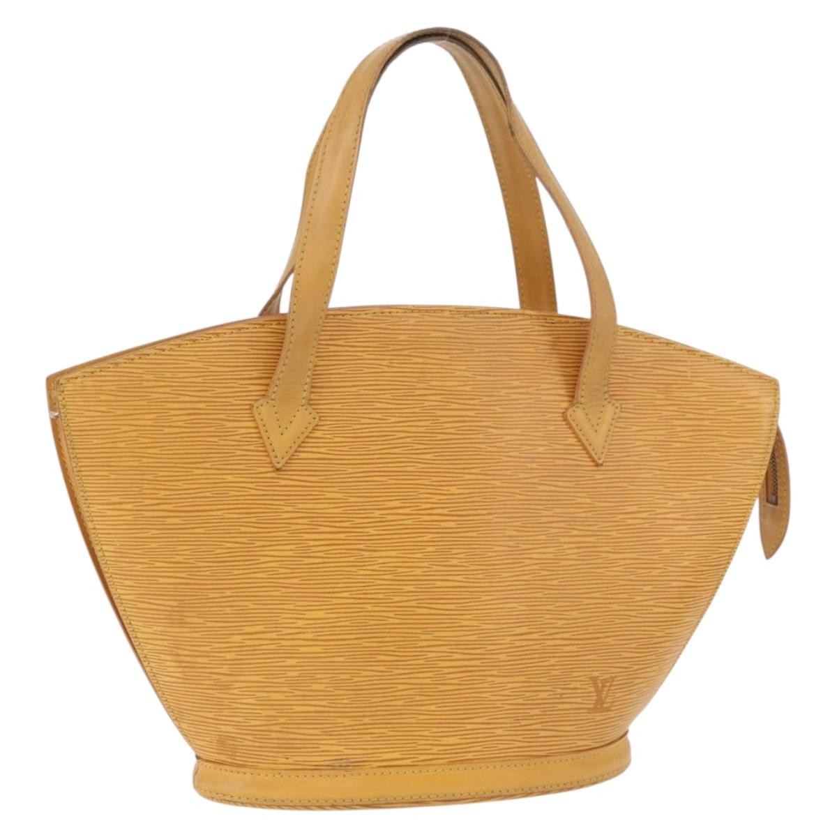 Louis Vuitton Saint Jacques Epi Yellow Leather Handbag (Pre-Owned)