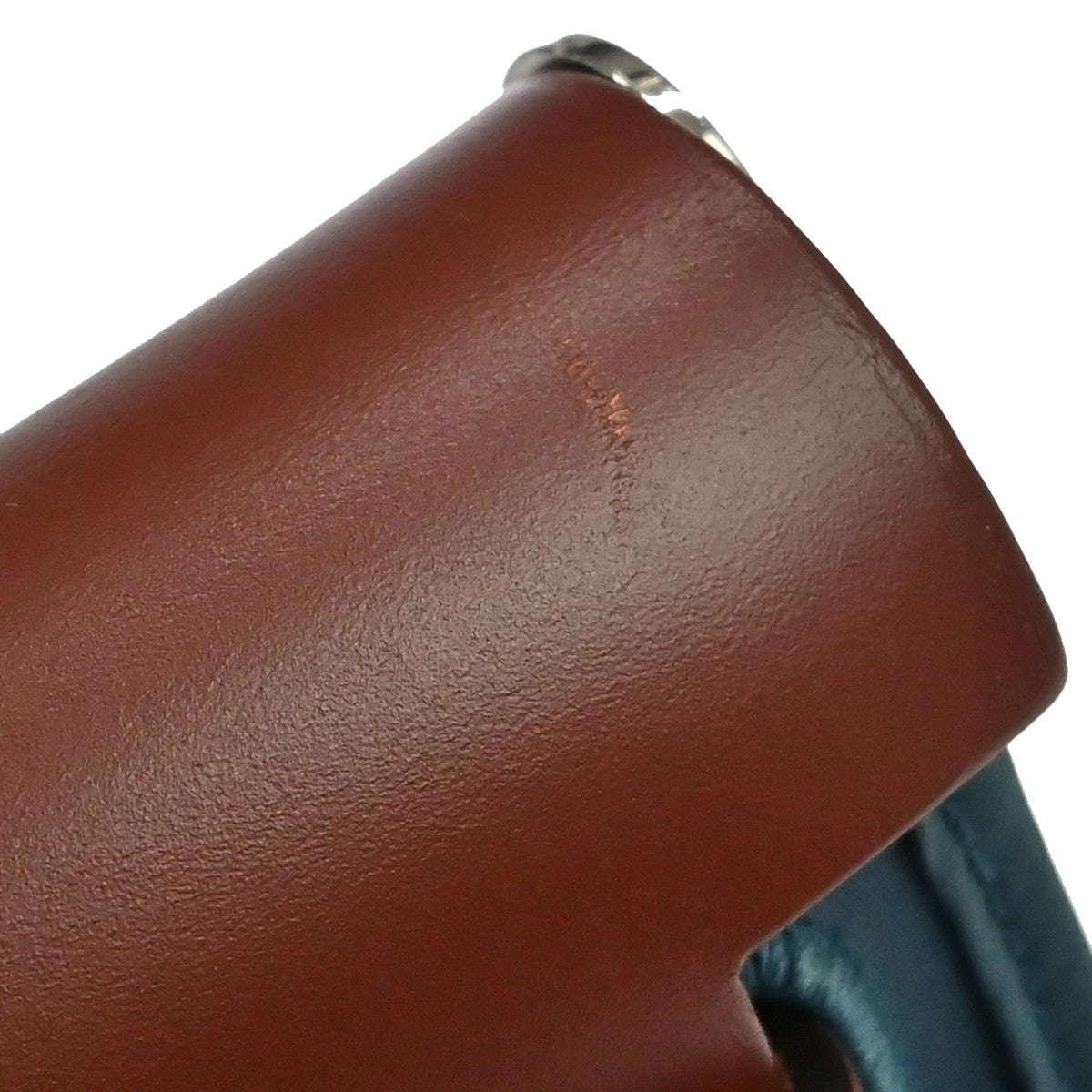 Hermes Herbag Zip Leather And Toile Blue Canvas Handbag (Pre-Owned)