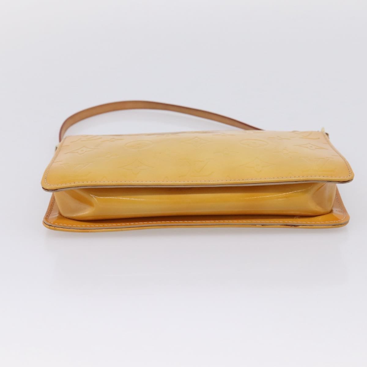 Louis Vuitton Lexington Pochette Monogram Vernis Beige Patent_Leather Clutche & Pouche Bag (Pre-Owned)