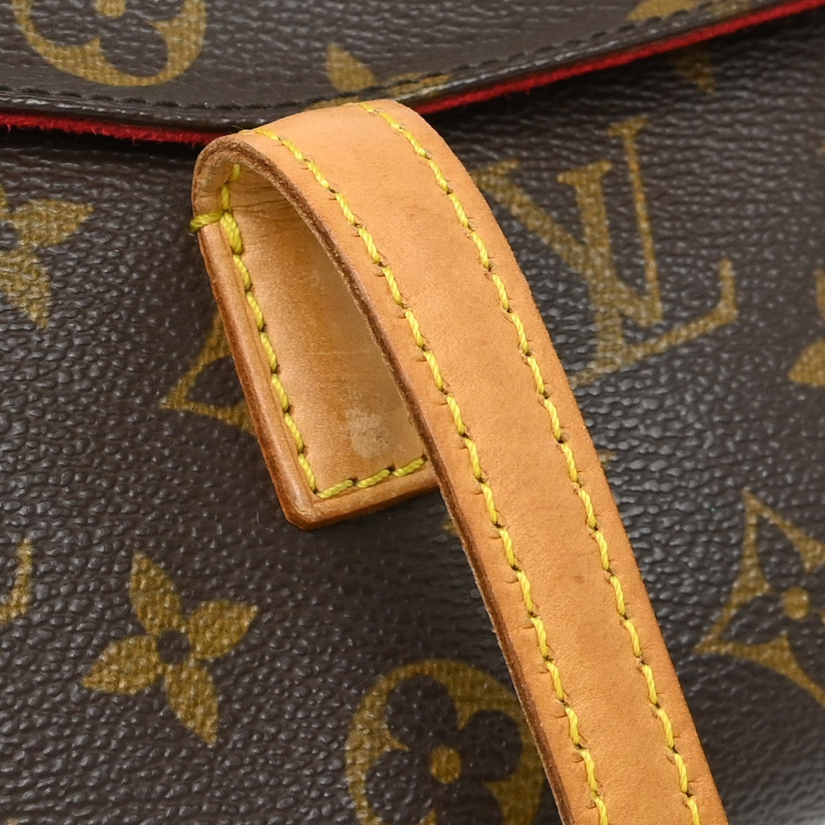 Louis Vuitton Sonatine Monogram Canvas Brown Canvas Handbag (Pre-Owned)