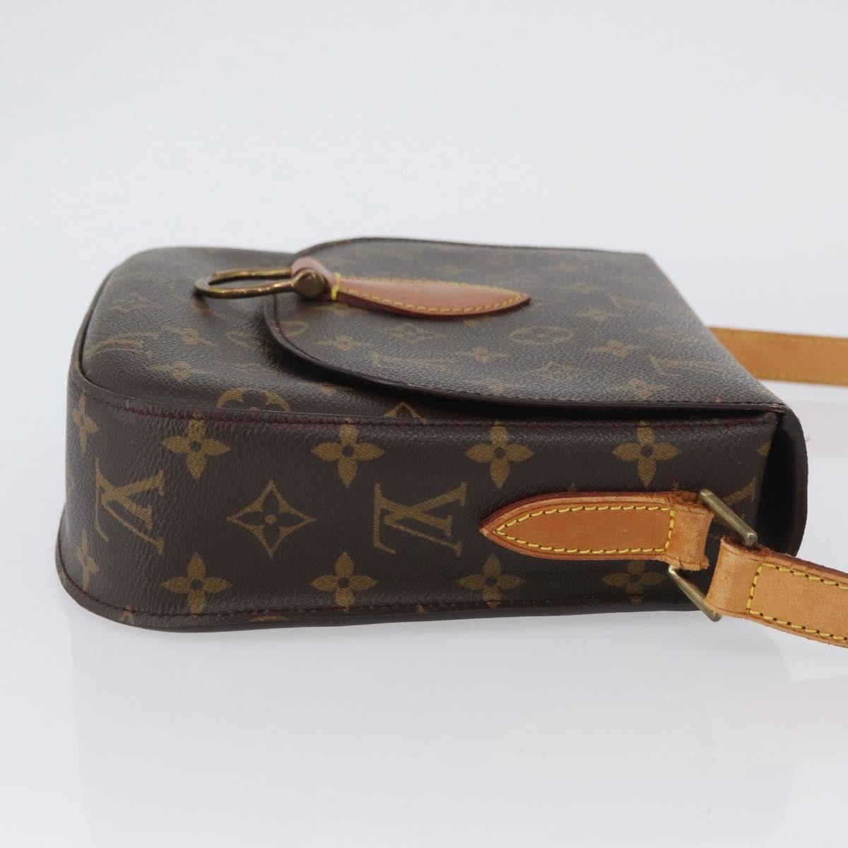 Louis Vuitton Saint Cloud Monogram Canvas Brown Canvas Handbag (Pre-Owned)