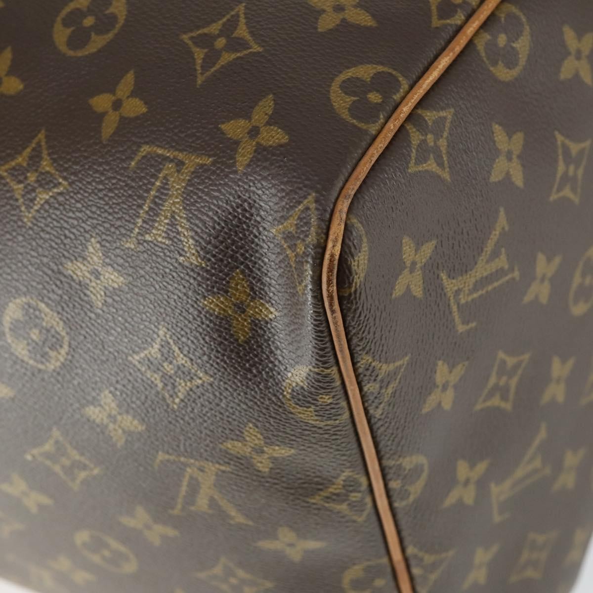 Louis Vuitton Keepall Monogram Canvas Brown Canvas Travel Bag Bag (Pre-Owned)