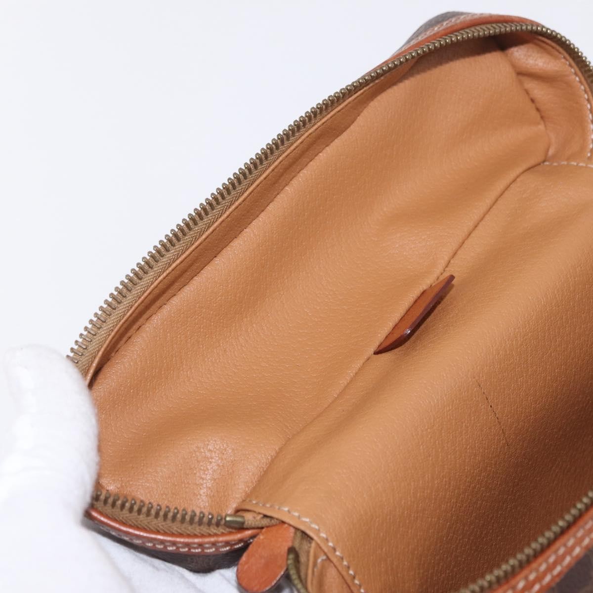 Celine Macadam Vanity Canvas Brown Canvas Clutche & Pouche Bag (Pre-Owned)