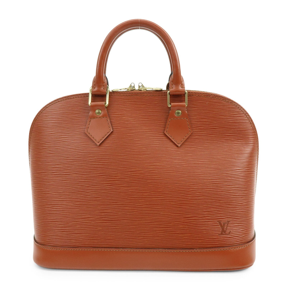 Louis Vuitton Alma Epi Leather Brown Leather Handbag (Pre-Owned)