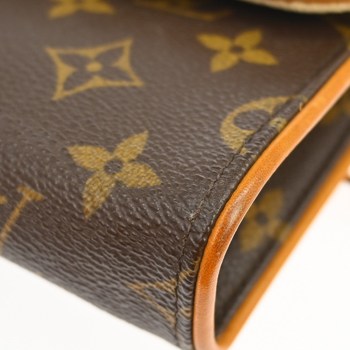 Louis Vuitton Florentine Monogram Brown Canvas Clutche & Pouche Bag (Pre-Owned)