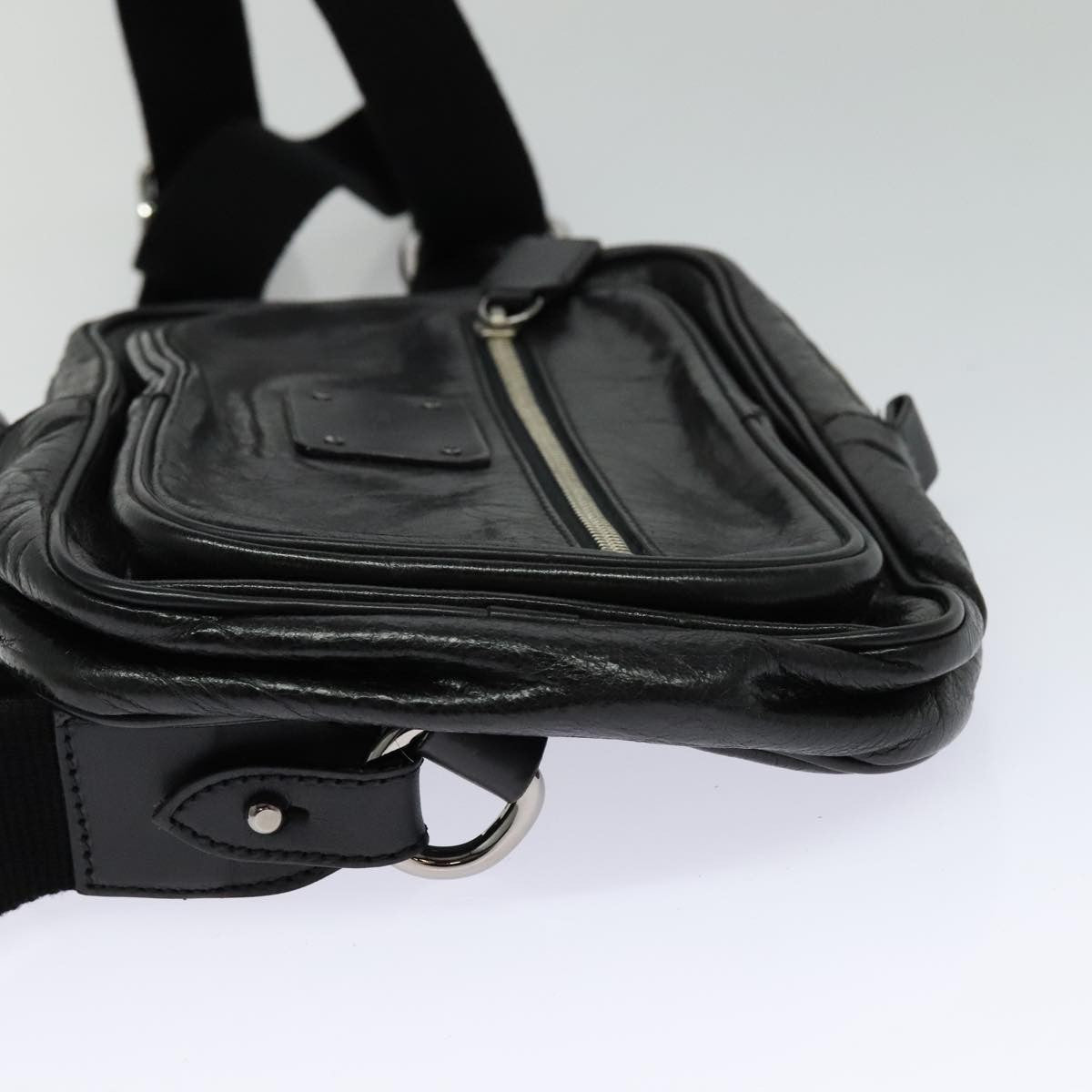 Chloe Paddington Body Leather Black Leather Shoulder Bag Bag (Pre-Owned)