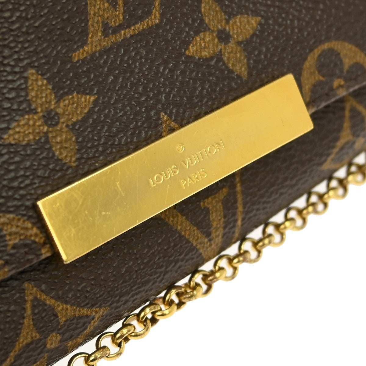 Louis Vuitton Favorite Monogram Canvas Brown Canvas Crossbody Bag Bag (Pre-Owned)
