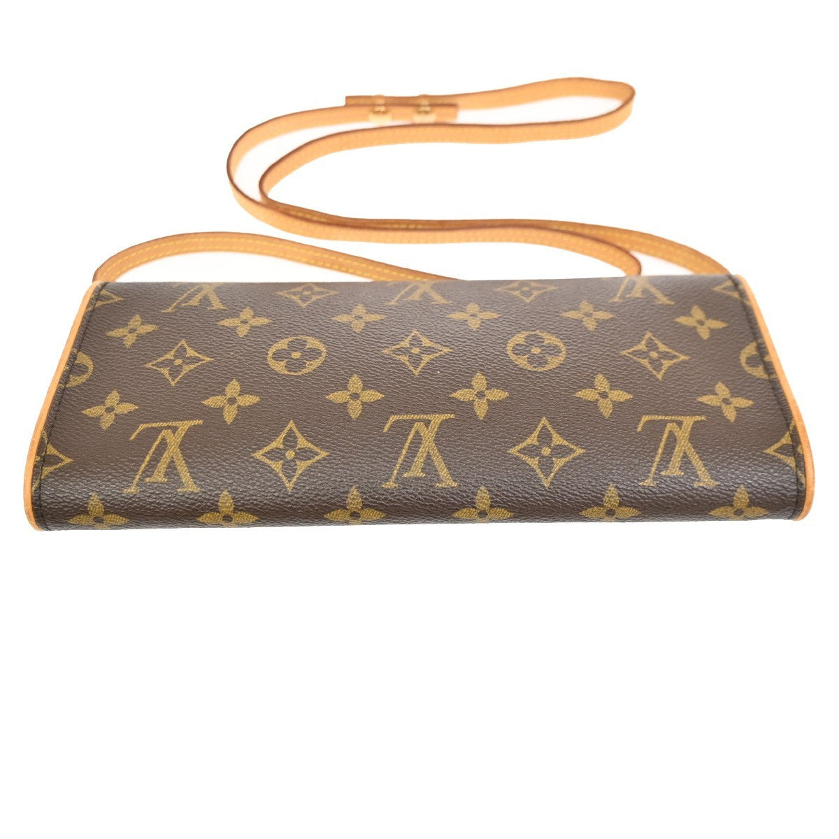 Louis Vuitton Twin Monogram Canvas Brown Canvas Clutche & Pouche Bag (Pre-Owned)