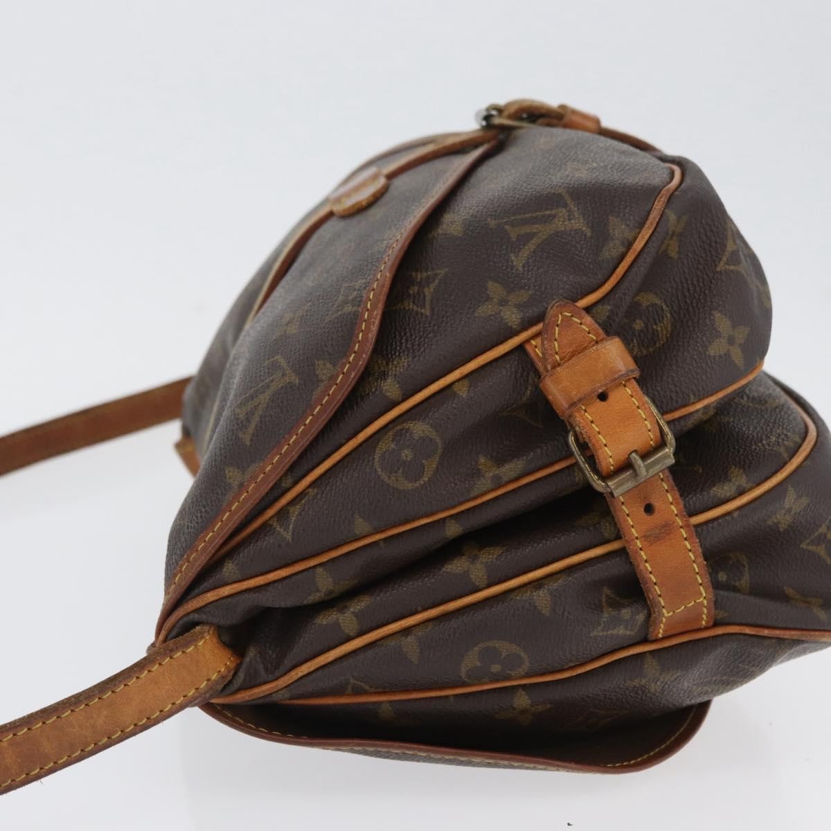 Louis Vuitton Saumur Monogram Canvas Brown Canvas Shoulder Bag Bag (Pre-Owned)