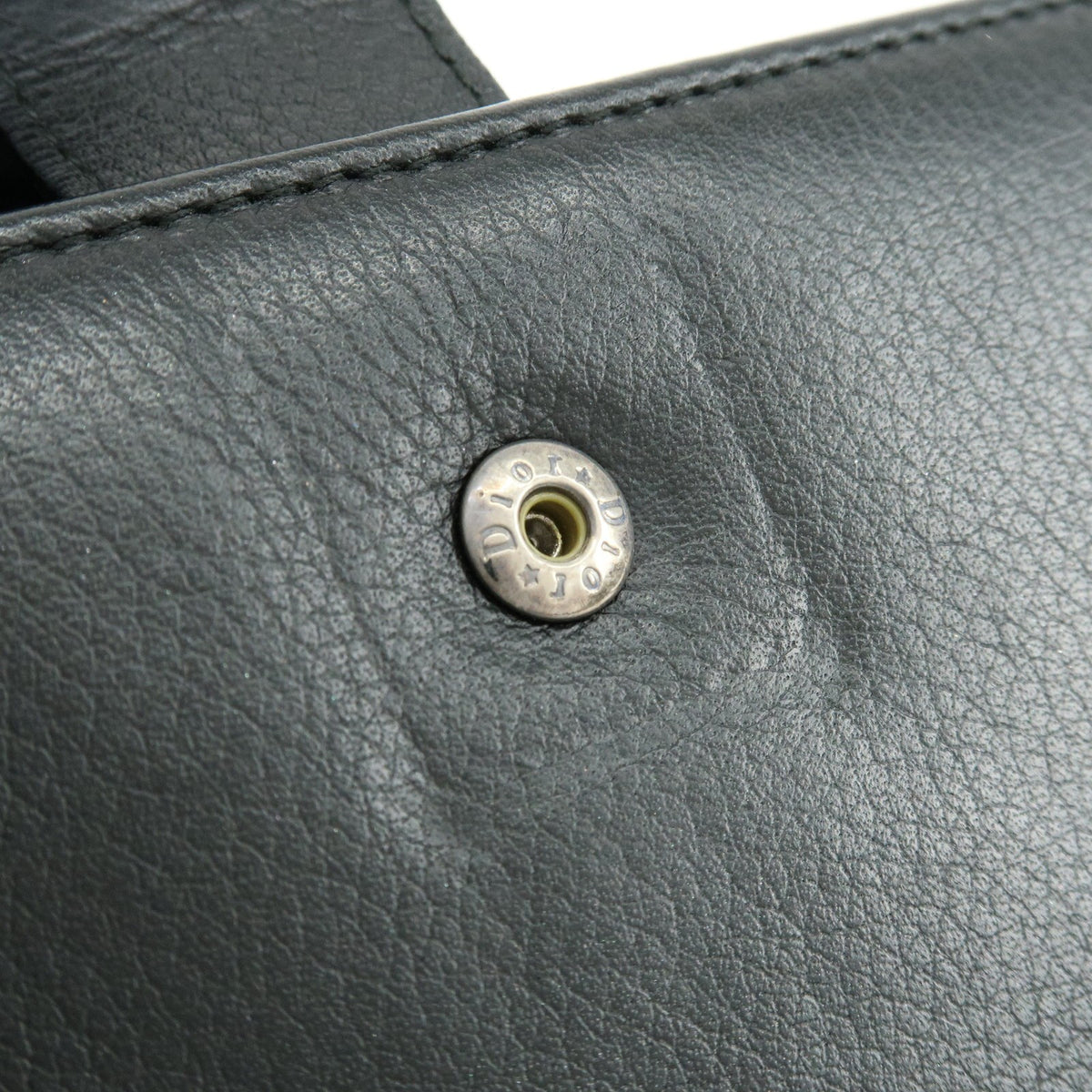 Christian Dior Trotter / Heart Motif Wallet Leather Black Leather Wallets Accessory (Pre-Owned)