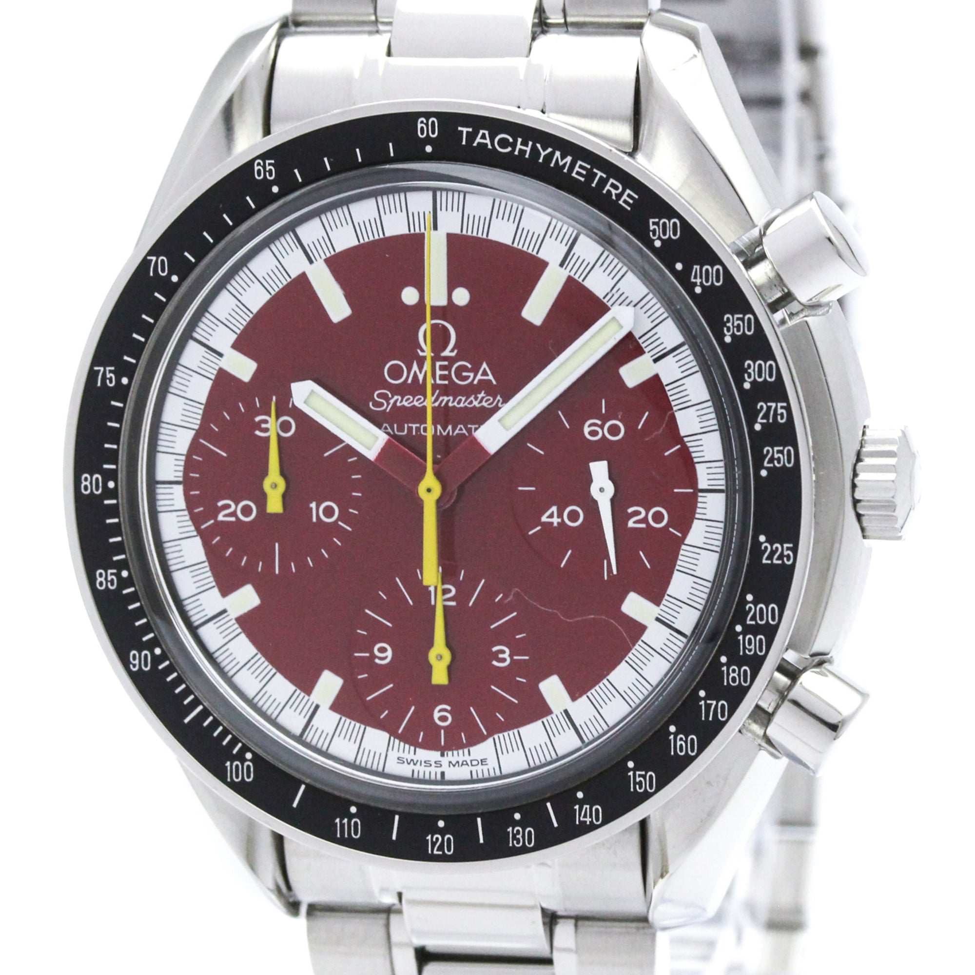 Omega Speedmaster Reduced Chronograph Automatic Stainless Steel Watch (Pre-Owned)