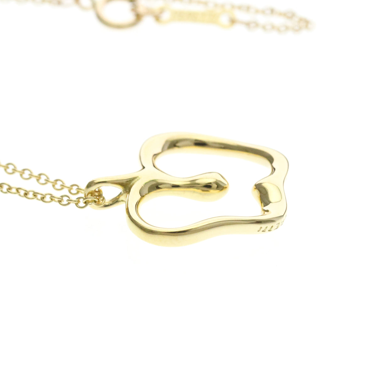 Tiffany & Co. Elsa Peretti Apple Pendant 18K Yellow Gold Gold Yellow_Gold Necklace Jewelry (Pre-Owned)