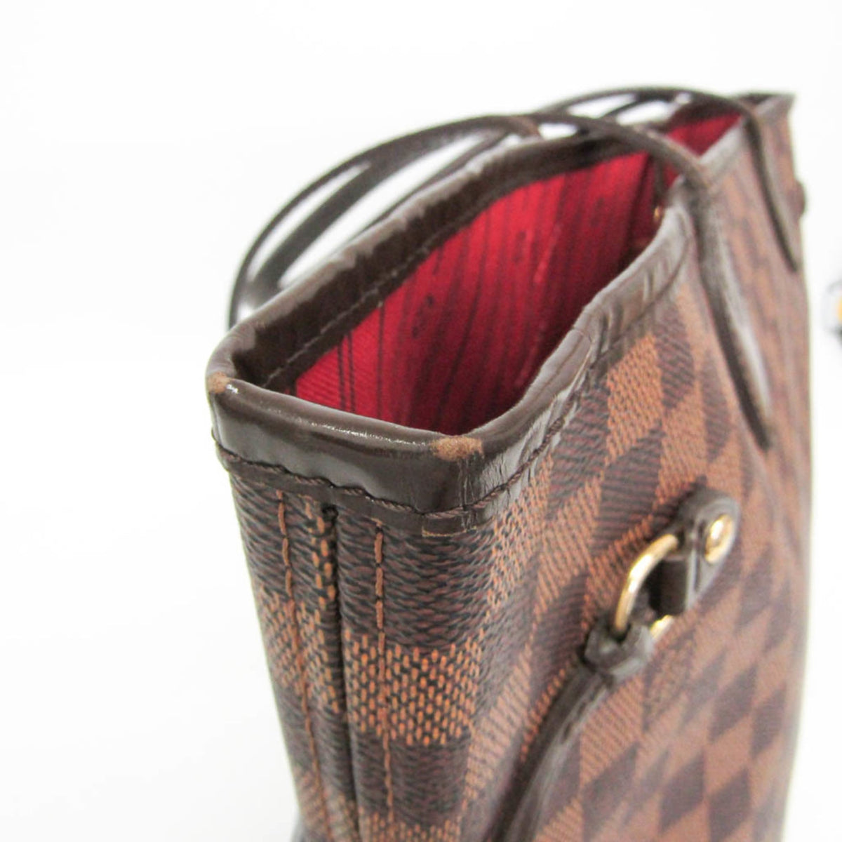 Louis Vuitton Neverfull Damier Brown Canvas Tote Bag Bag (Pre-Owned)