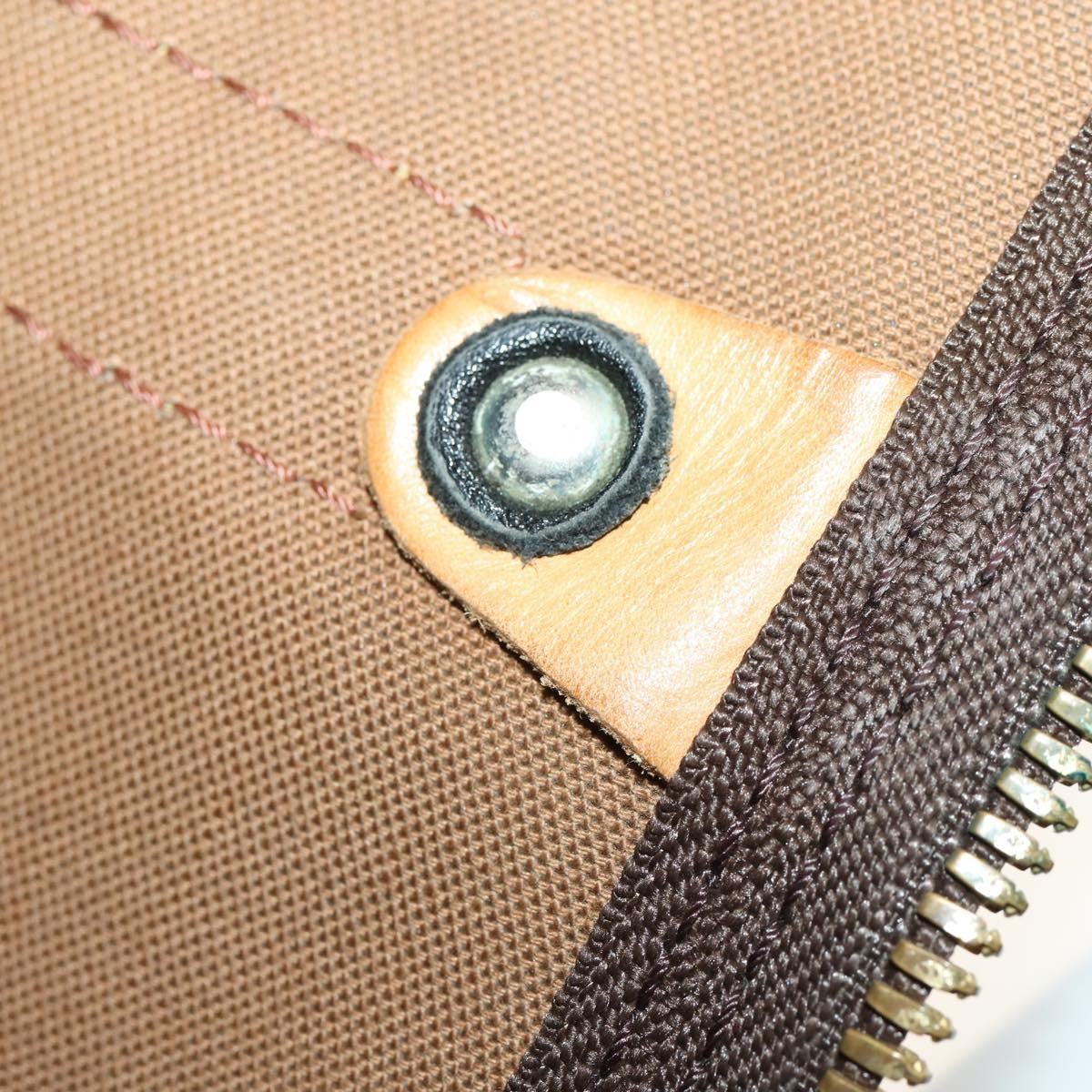 Louis Vuitton Keepall Bandouliere Monogram Canvas Brown Canvas Travel Bag Bag (Pre-Owned)