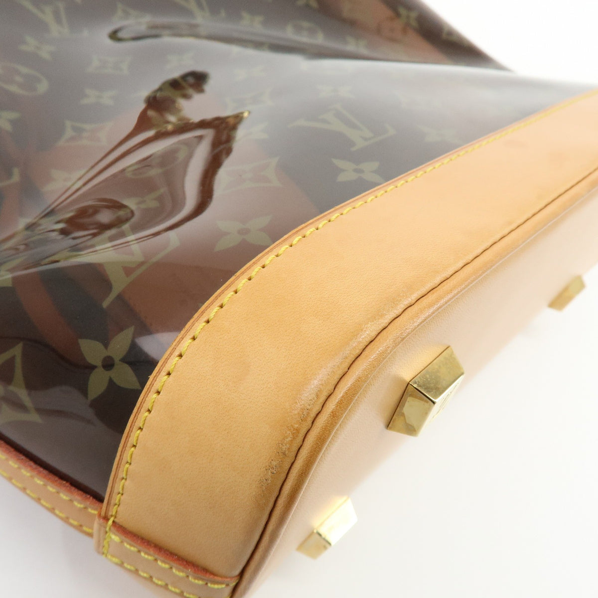 Louis Vuitton Sac Ambre Monogram Vinyl Brown Plastic Handbag (Pre-Owned)