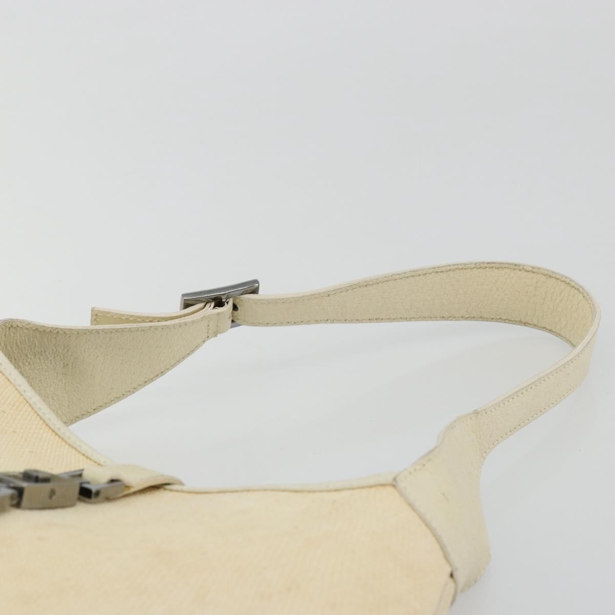 Gucci Vintage Jackie Shoulder Canvas And Leather Beige Canvas Handbag (Pre-Owned)
