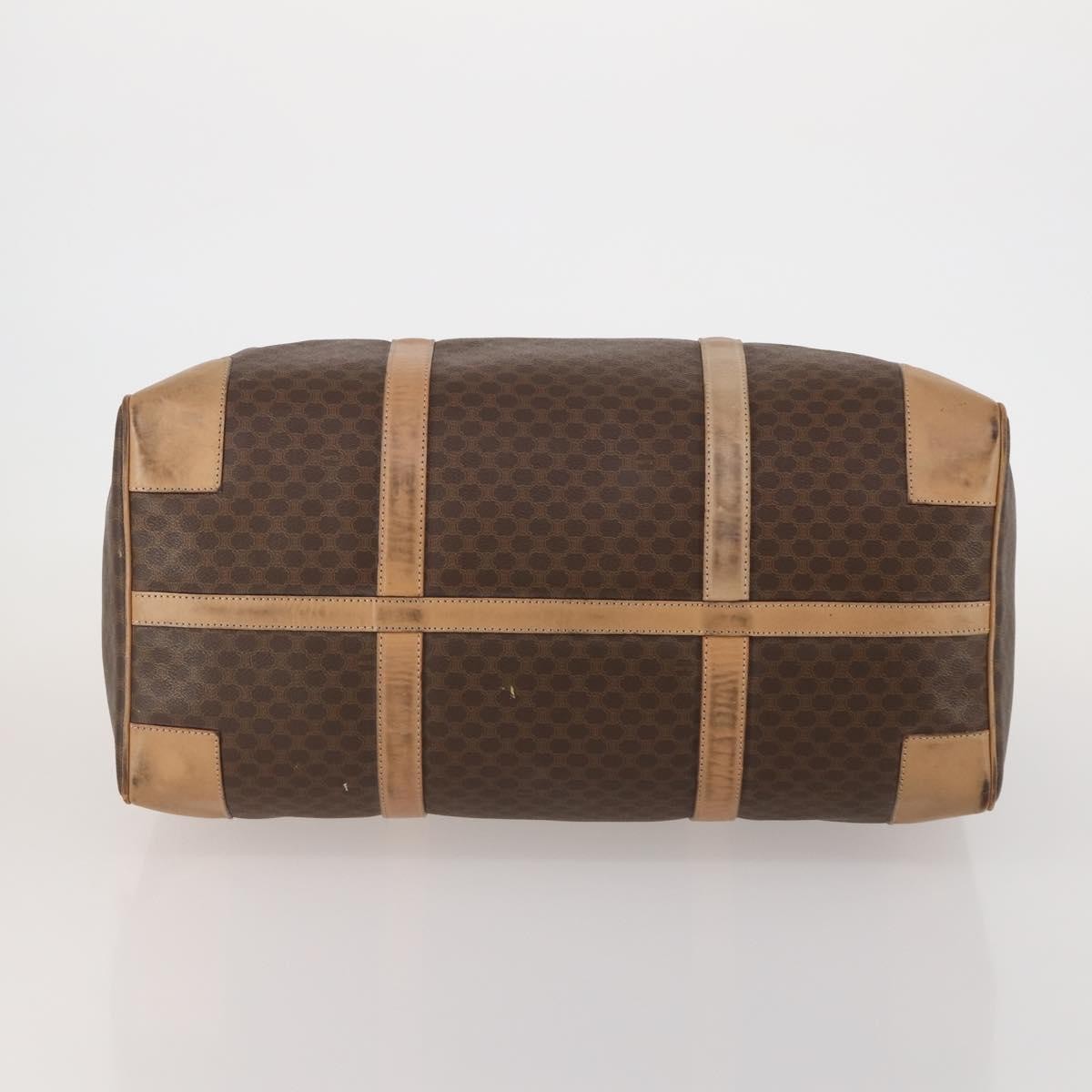 Celine Vintage Canvas Brown Canvas Travel Bag Bag (Pre-Owned)