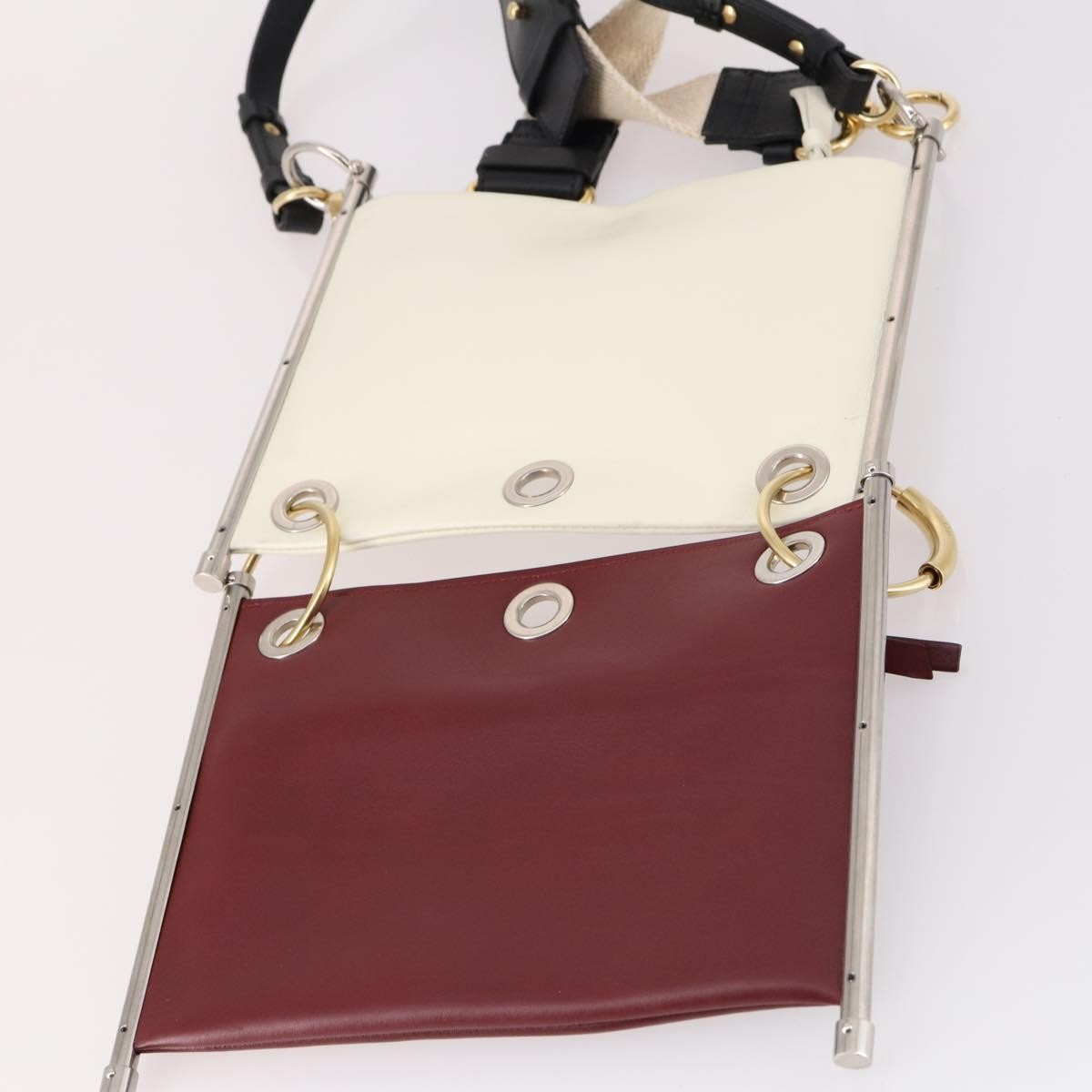 Chloe Roy Leather Burgundy Leather Bag (Pre-Owned)