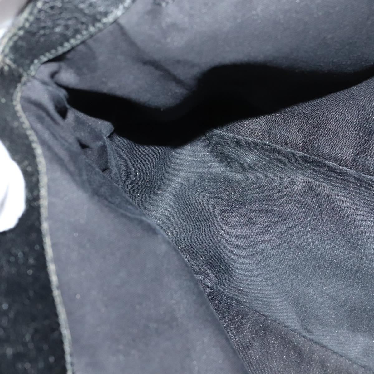 Gucci Gg Canvas Canvas Black Canvas Shoulder Bag Bag (Pre-Owned)