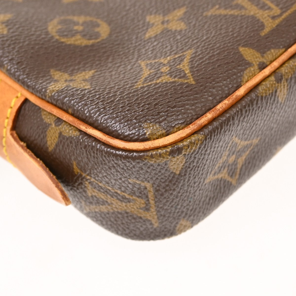 Louis Vuitton Pochette Marly Bandouliere Monogram Canvas Brown Canvas Shoulder Bag Bag (Pre-Owned)