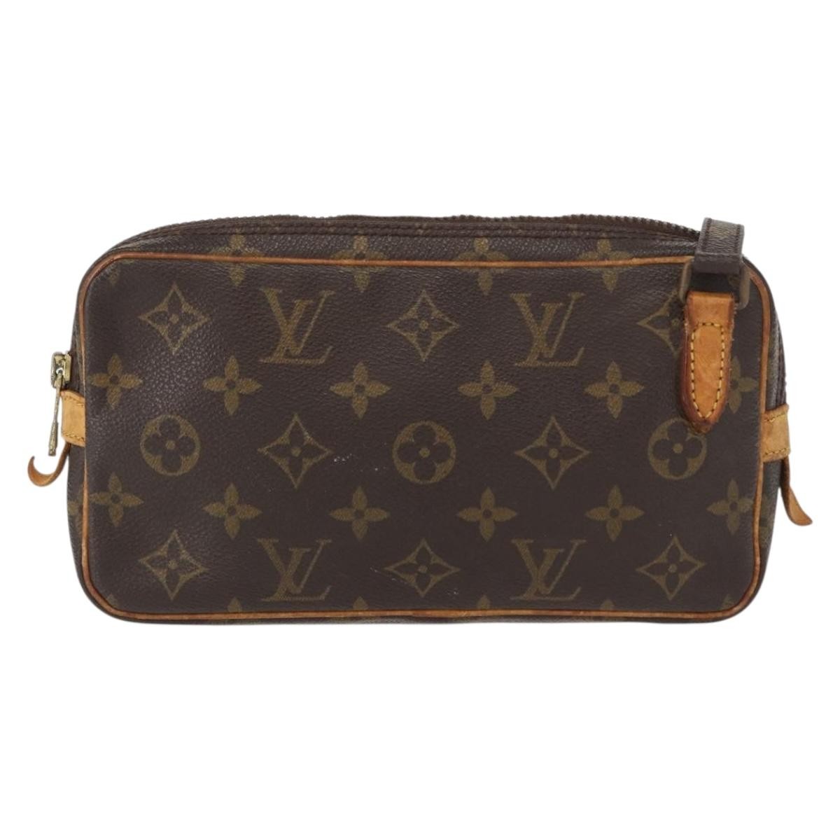 Louis Vuitton Pochette Marly Bandouliere Monogram Canvas Brown Canvas Clutche & Pouche Bag (Pre-Owned)