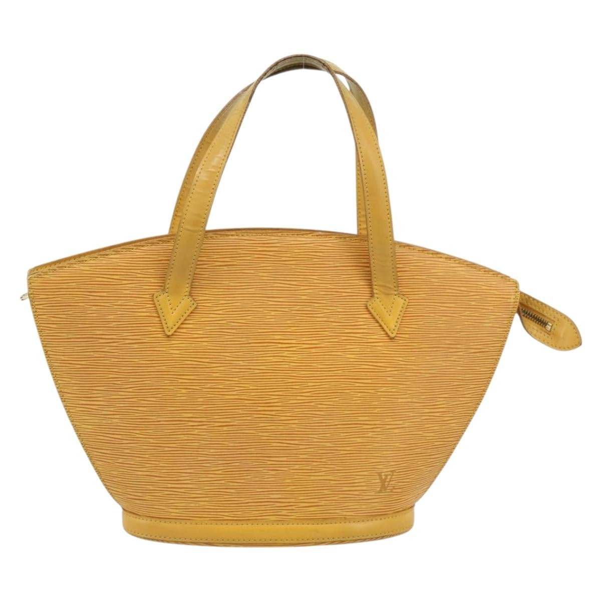 Louis Vuitton Saint Jacques Epi Leather Yellow Leather Handbag (Pre-Owned)