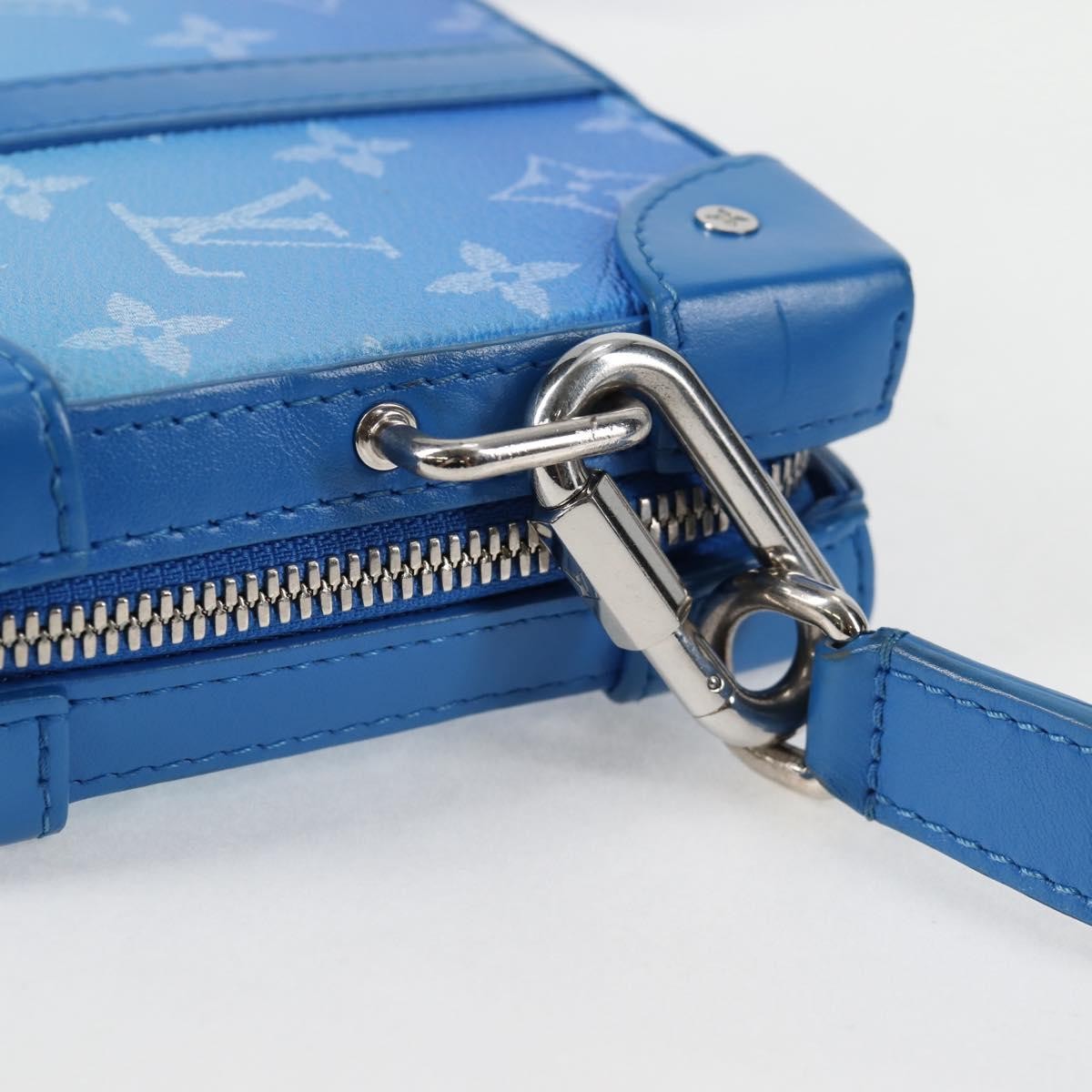 Louis Vuitton Soft Trunk Limited Edition Monogram Clouds Blue Canvas Clutche & Pouche Bag (Pre-Owned)