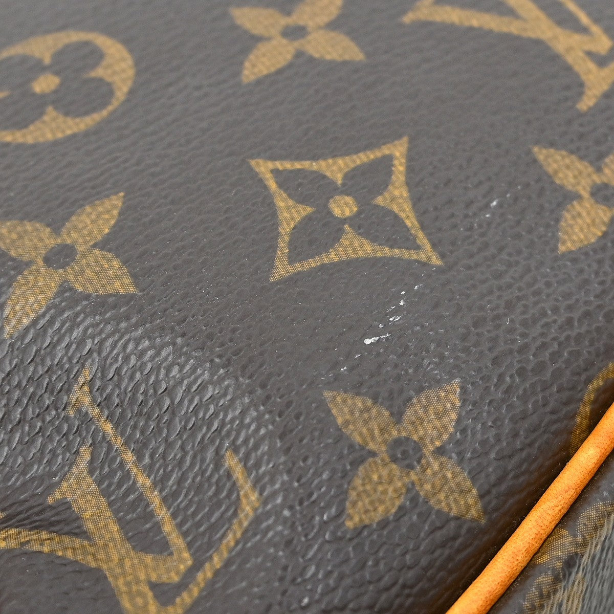 Louis Vuitton Odeon Monogram Canvas Brown Canvas Shoulder Bag Bag (Pre-Owned)