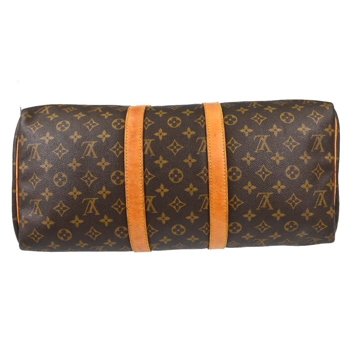Louis Vuitton Keepall Monogram Canvas Brown Canvas Travel Bag Bag (Pre-Owned)