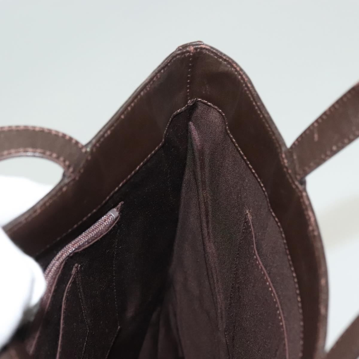 Burberry Vintage Leather Brown Leather Handbag (Pre-Owned)