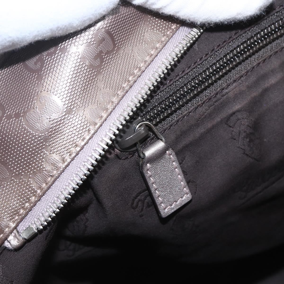 Gucci Plus Tote Gg Imprime Silver Pvc Tote Bag Bag (Pre-Owned)