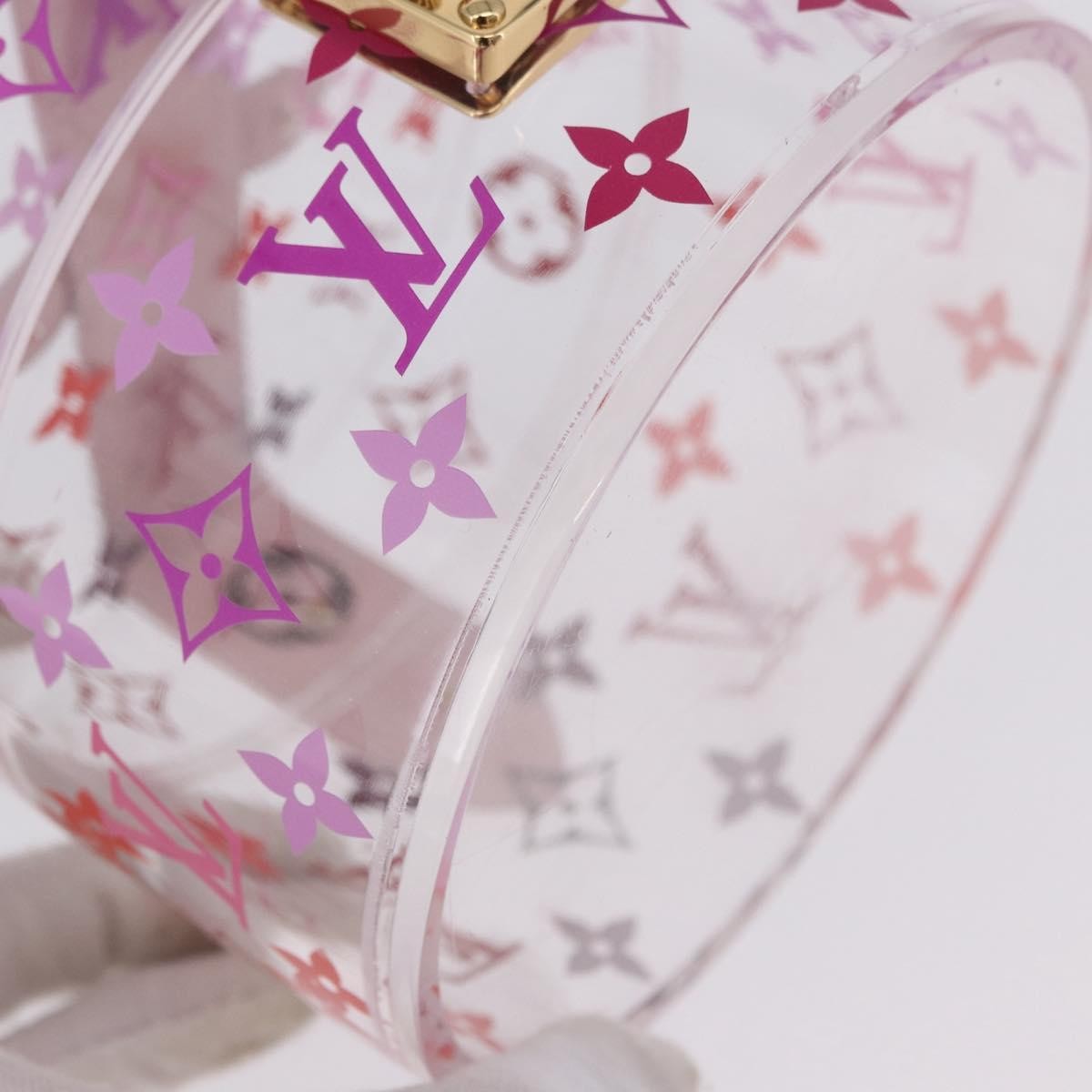 Louis Vuitton Box Scott Trunk Monogram Plexiglass Clear Plastic Wallets Accessory (Pre-Owned)
