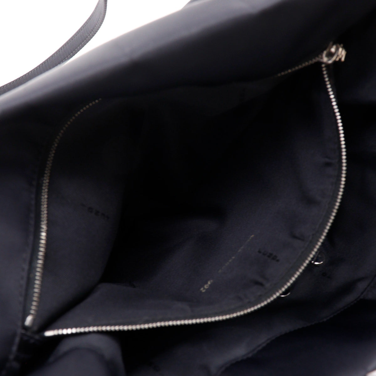 Fendi Vintage Ff Nylon Black Nylon Tote Bag Bag (Pre-Owned)