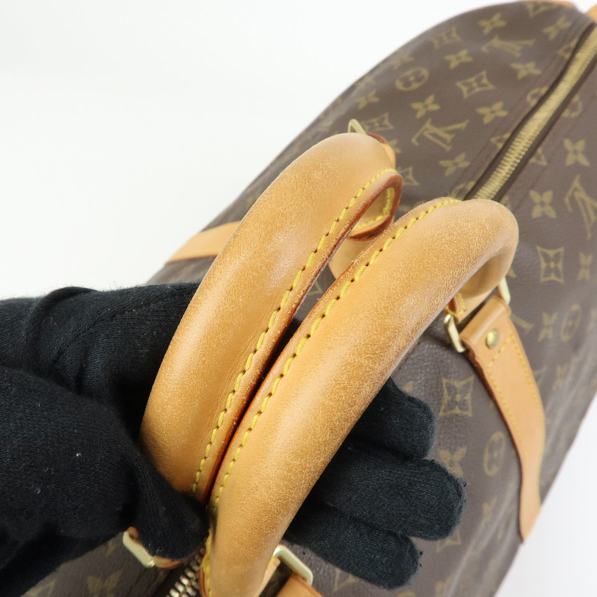 Louis Vuitton Keepall Monogram Canvas Brown Canvas Travel Bag Bag (Pre-Owned)