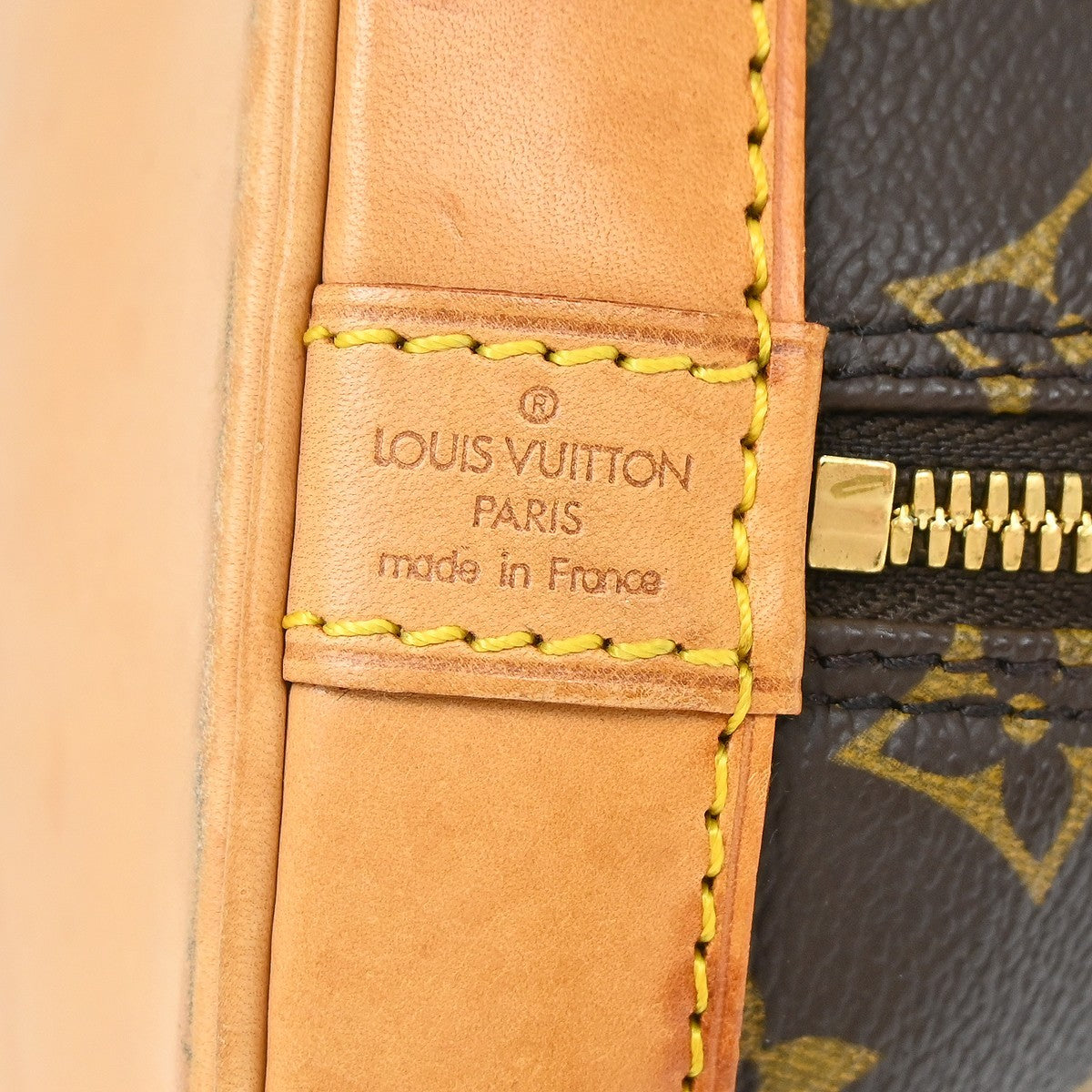 Louis Vuitton Alma Monogram Canvas Brown Canvas Handbag (Pre-Owned)