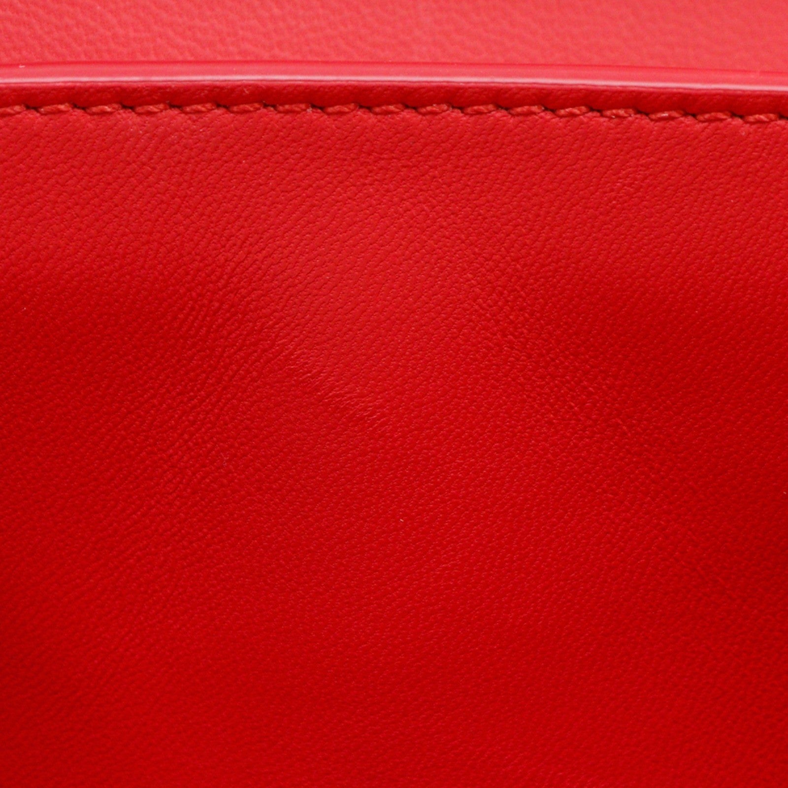 Burberry Tb Flap Leather Red Leather Clutche & Pouche Bag (Pre-Owned)