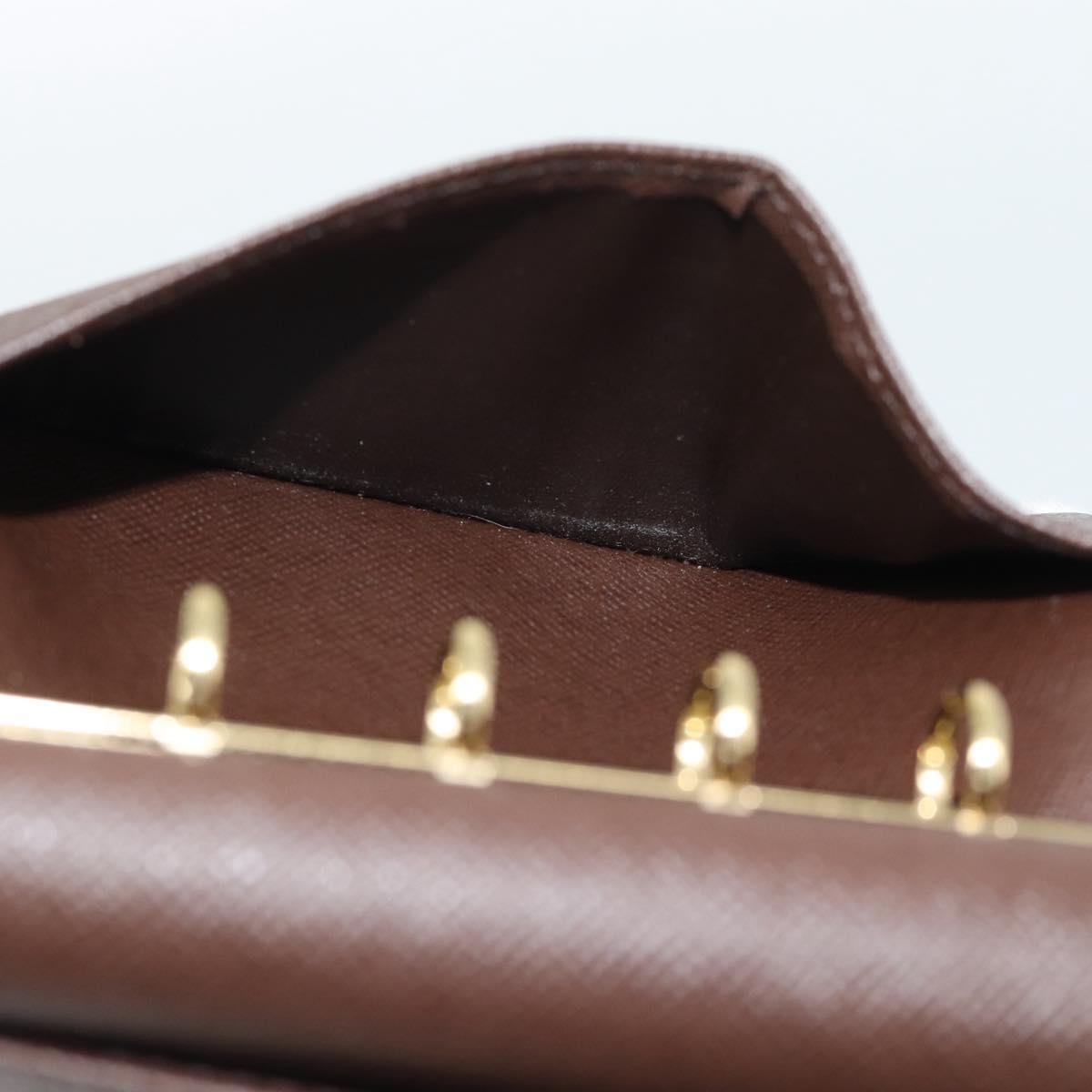 Louis Vuitton Ring Agenda Cover Damier Brown Canvas Briefcase Bag (Pre-Owned)
