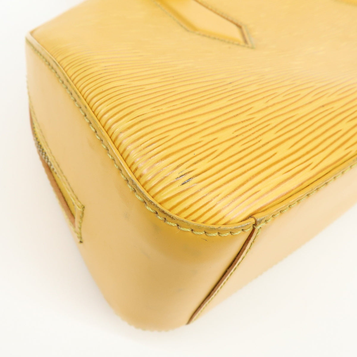 Louis Vuitton Jasmin Epi Leather Yellow Leather Handbag (Pre-Owned)