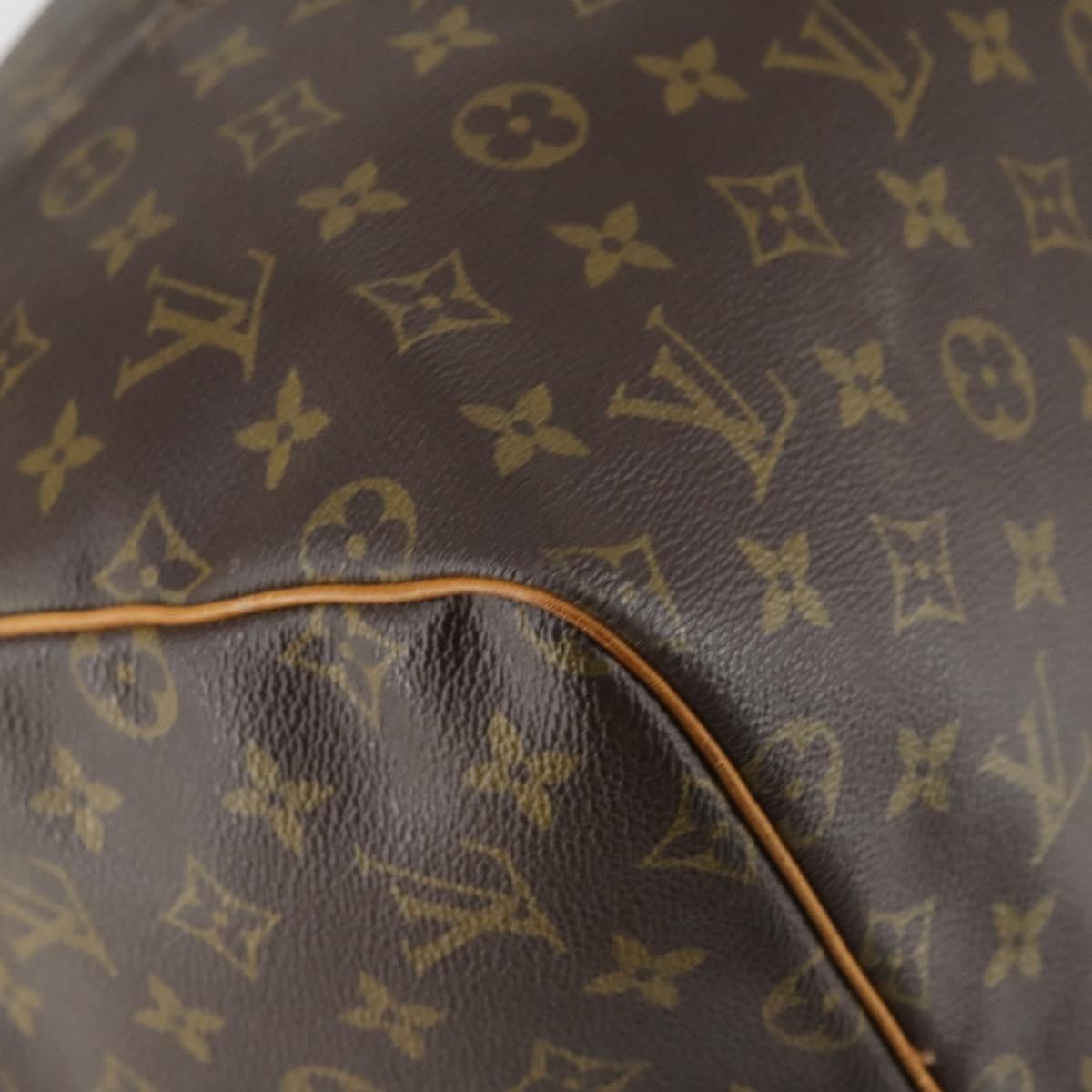 Louis Vuitton Keepall Monogram Canvas Brown Canvas Travel Bag Bag (Pre-Owned)