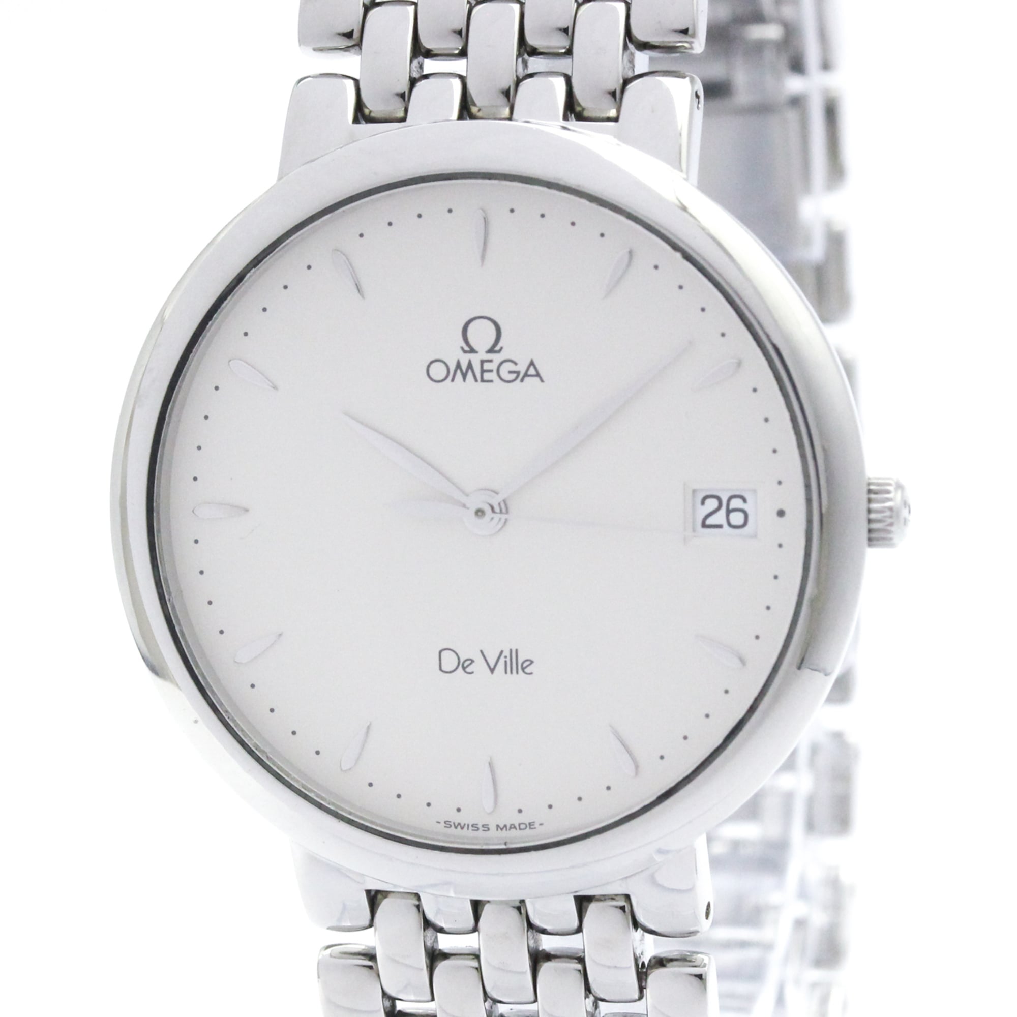 Omega De Ville Classic Quartz Stainless Steel Watch (Pre-Owned)