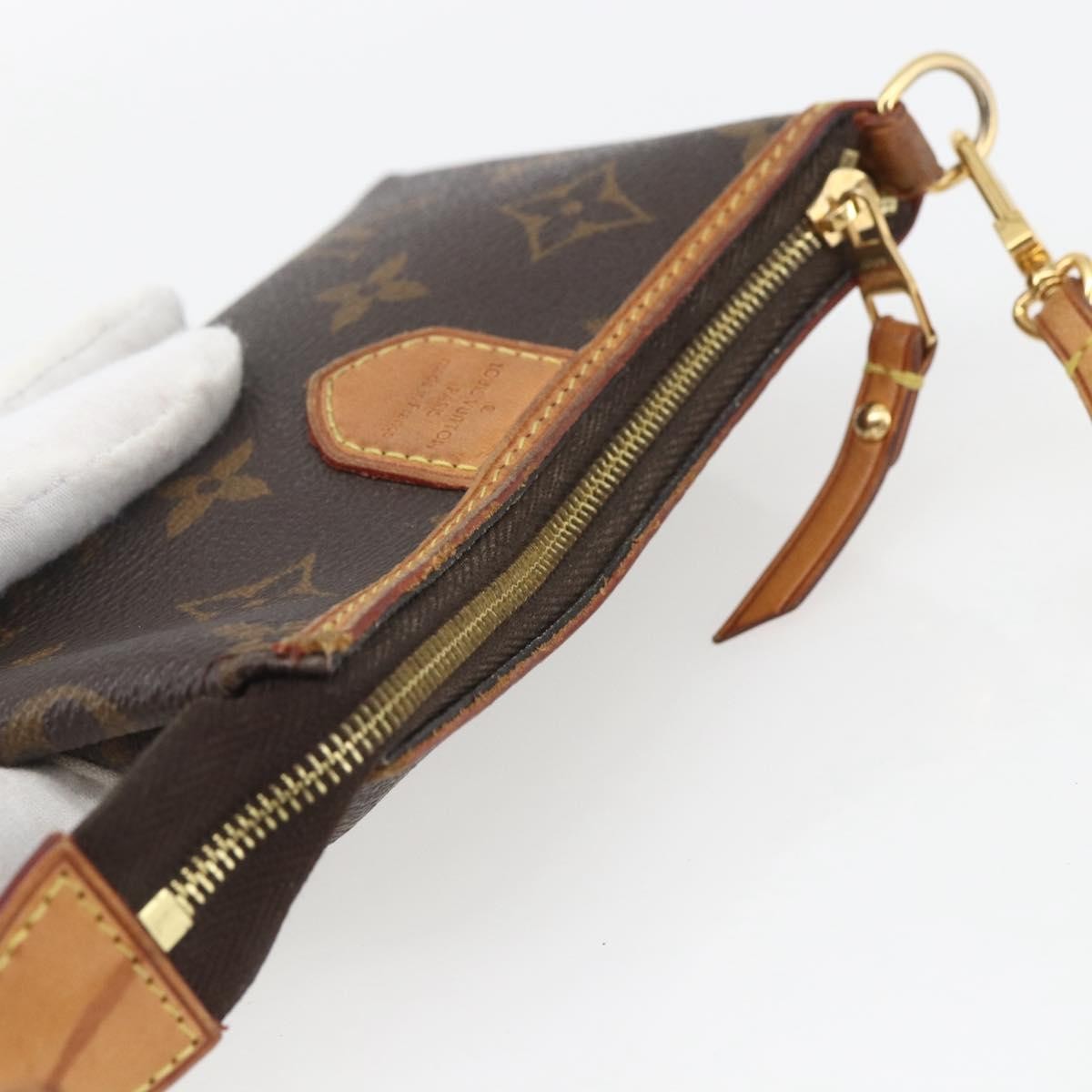 Louis Vuitton Delightful Pochette Monogram Canvas Brown Canvas Clutche & Pouche Bag (Pre-Owned)