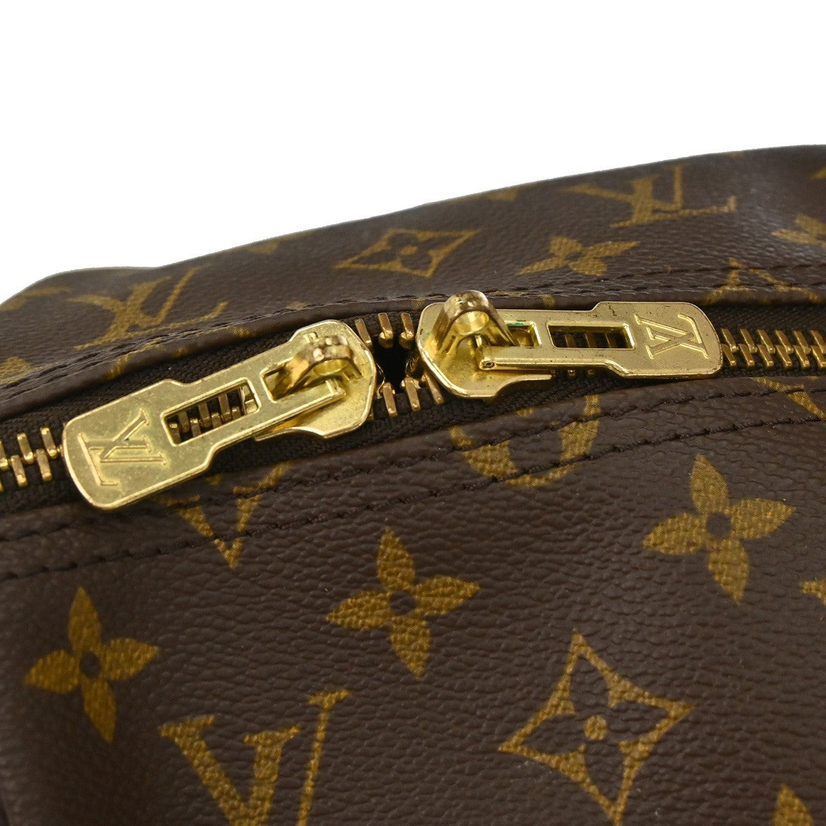 Louis Vuitton Keepall Monogram Brown Canvas Travel Bag Bag (Pre-Owned)