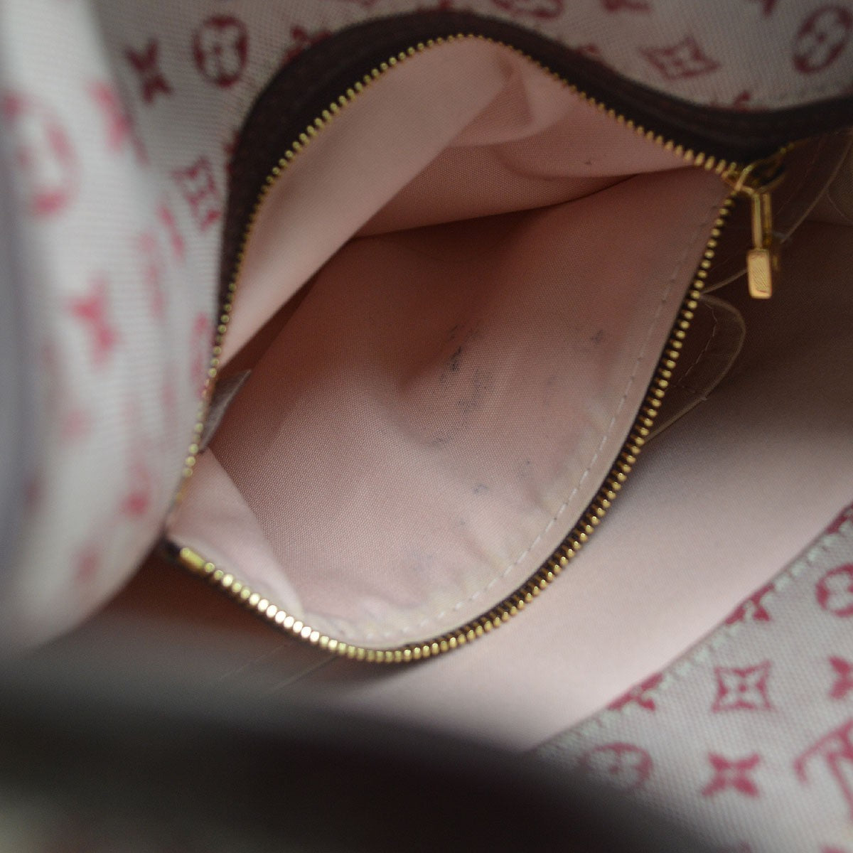 Louis Vuitton Mary Kate Messenger Mini Lin Burgundy Canvas Shoulder Bag Bag (Pre-Owned)